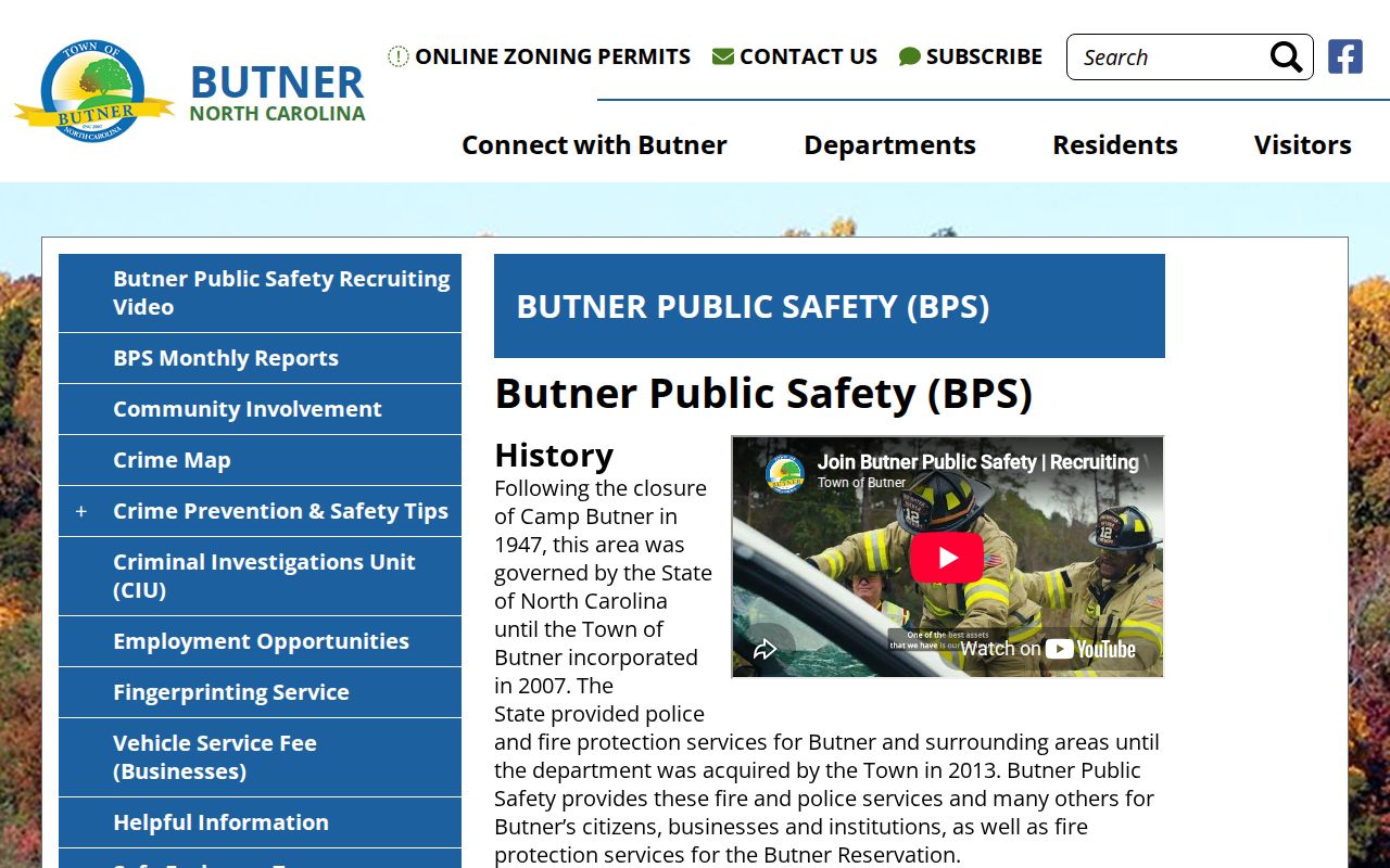 Granville County criminal records source at Butner Public Safety